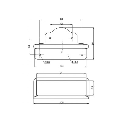 Černá sklopná rukojeť