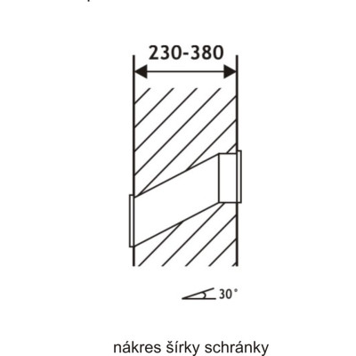 Poštovní schránka SM DN oboustranná