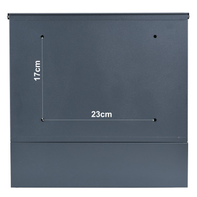 NIKA poštovní schránka antracit