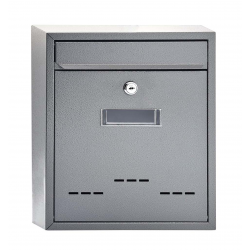 BK20 D SS poštovní schránka šedá struktura