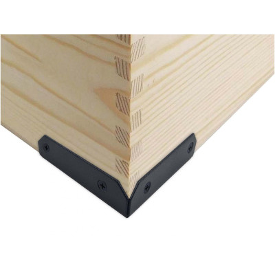 Rohovník bednový 75x75x20 černý Rohovník bednový 75x75x20 černý