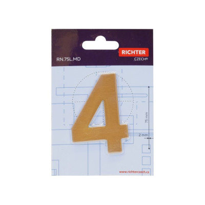 RN.75L.MD číslo "0" 75mm měděné RN.75L.MD číslo "0" 75mm měděné