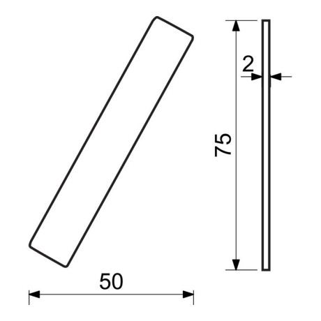 RN.75L.MD číslo "0" 75mm měděné