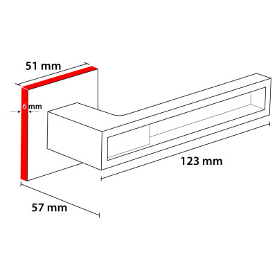 TORA Fit klika černá matná VTOKFICZ TORA Fit klika černá matná VTOKFICZ