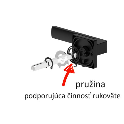 K03 WC klika na dveře černá IT LINE K03 WC klika na dveře černá IT LINE