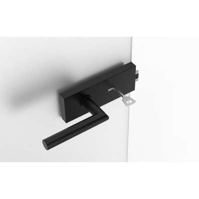 Klika na sklo SLIM PRO černá sada na klíč SZKKCZS Klika na sklo SLIM PRO černá sada na klíč SZKKCZS