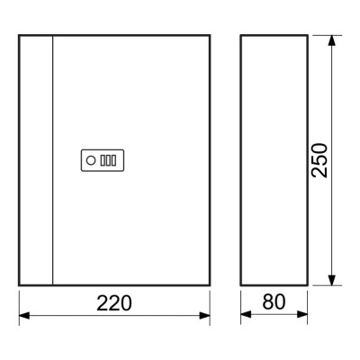 TS.28.AM kódová schránka na klíče
