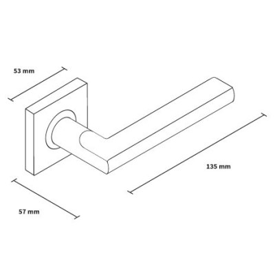 METRO klika na dveře černá MTRKCZ METRO klika na dveře černá MTRKCZ