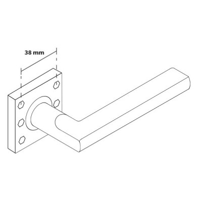 METRO klika na dveře černá MTRKCZ METRO klika na dveře černá MTRKCZ