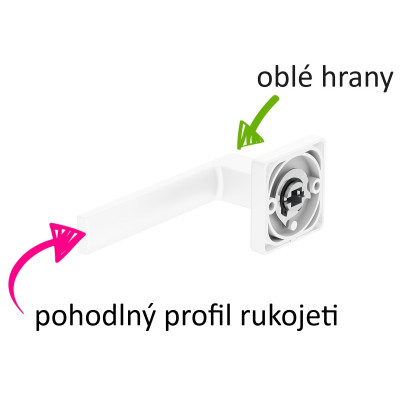 ERGO Line BB klika na dveře bílá