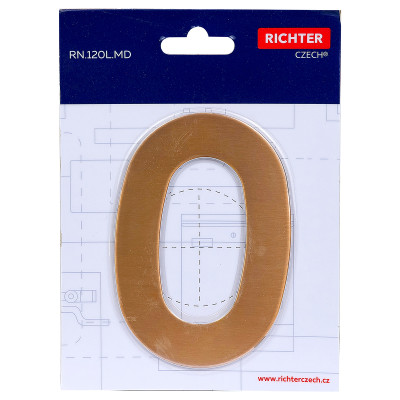 RN.120L.0.MD číslo "0" 120mm měděné