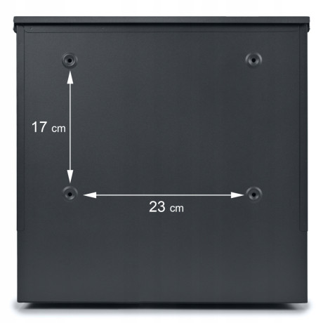 D3638 poštovní schránka antracit + imit.dřeva