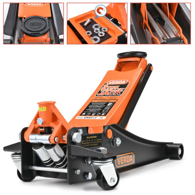 Hydraulický nízkoprofilový zvedák dvoupístový 3T D8013