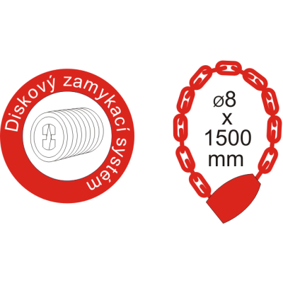 RL724 Řetězový zámek RL724 Řetězový zámek