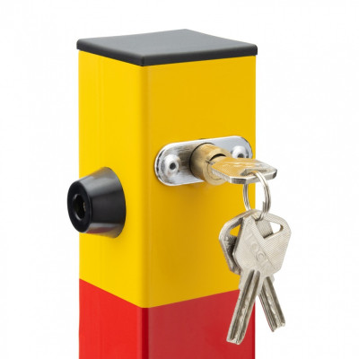 US07 skládací sloupek s uzamykáním žlutý US07 skládací sloupek s uzamykáním žlutý