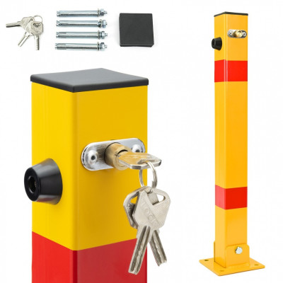 US07 skládací sloupek s uzamykáním žlutý US07 skládací sloupek s uzamykáním žlutý
