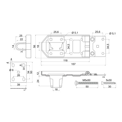 RG.118.CRN bezpečnostní petlice RG.118.CRN bezpečnostní petlice