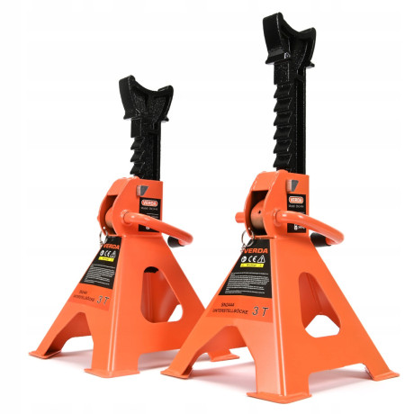 Podpěry pod auto 3T s přídavnou pojistkou D2445