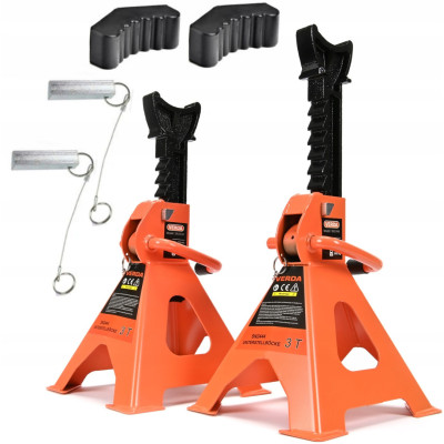 D2445 podpěry pod auto 3T s přídavnou pojistkou
