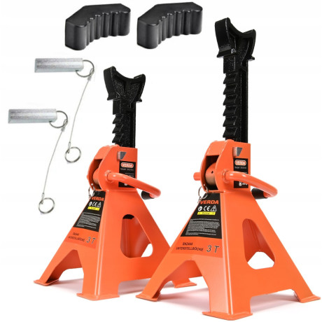 Podpěry pod auto 3T s přídavnou pojistkou D2445