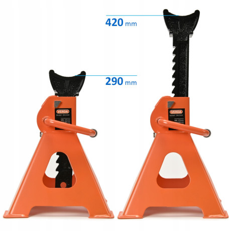 Podpěry pod auto 3T s přídavnou pojistkou D2445