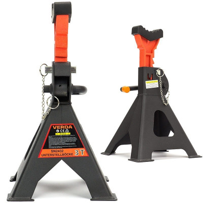 Podpěry pod auto 3T s přídavnou pojistkou D2432