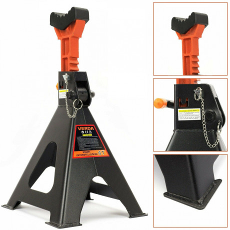 Podpěry pod auto 6T s přídavnou pojistkou D2462