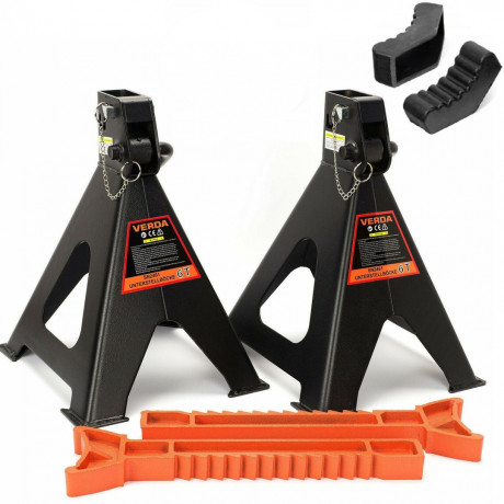 D2462 podpěry pod auto 6T s přídavnou pojistkou