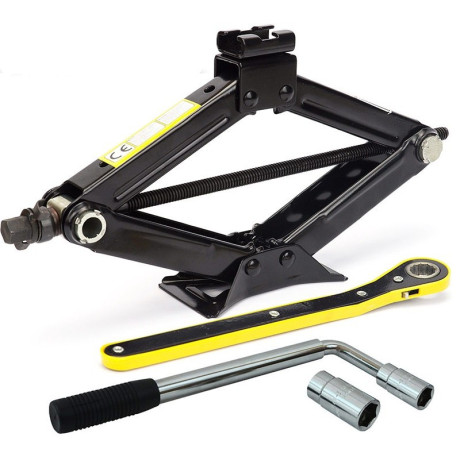 Trapézový zvedák 2T s teleskopickým klíčem D4549