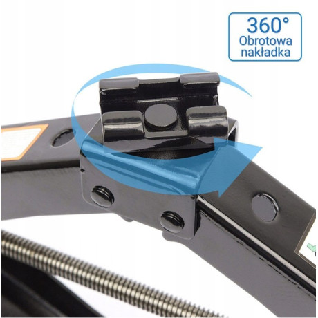 Trapézový zvedák 2T s teleskopickým klíčem D4549