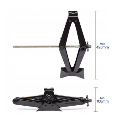 Trapézový zvedák 2T s teleskopickým klíčem D4549