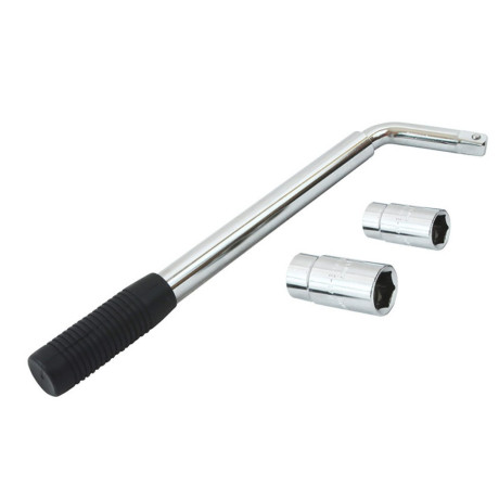 D4549 trapézový zvedák 2T s teleskopickým klíčem