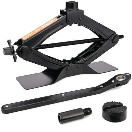 D4568 trapézový zvedák s ráčňovým klíčem 2T