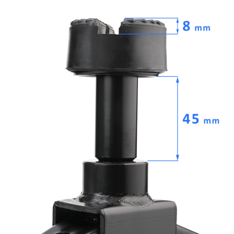 D4568 trapézový zvedák s ráčňovým klíčem 2T