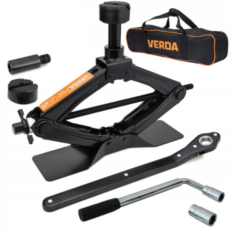 D4570 trapézový zvedák 2T s teleskopickým klíčem a obalem