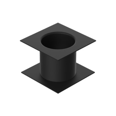 Ventilační průduch černý hranatý TNCZ Ventilační průduch černý hranatý TNCZ