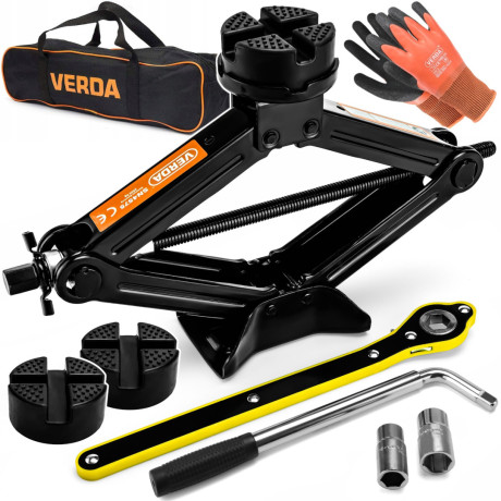 Trapézový zvedák 2,5T s teleskopickým klíčem a obalem D4575