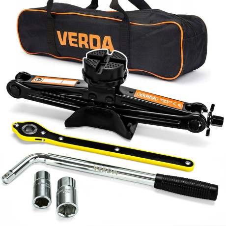 Trapézový zvedák 2,5T s teleskopickým klíčem a obalem D4575