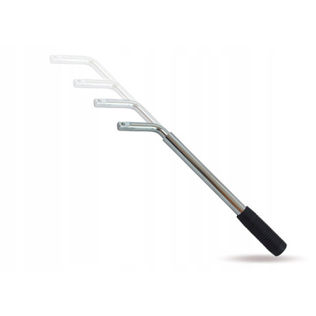 D4575 trapézový zvedák 2,5T s teleskopickým klíčem a obalem