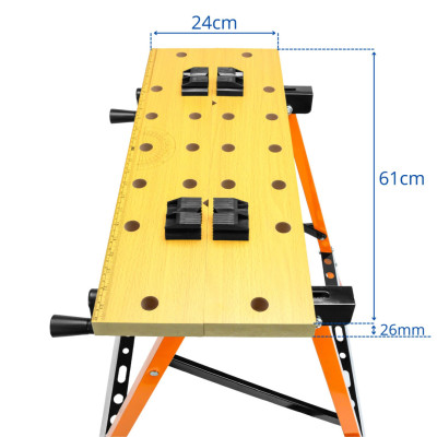 Pracovní stůl nastavitelný 150kg D6719