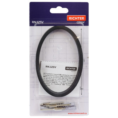 RN.125V.0.CE číslo "0" černé RN.125V.0.CE číslo "0" černé