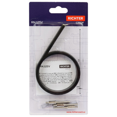 RN.125V.6.CE číslo "6" černé RN.125V.6.CE číslo "6" černé