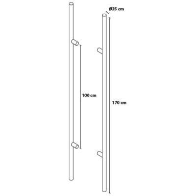 Madlo 170/100 kulaté oboustranné