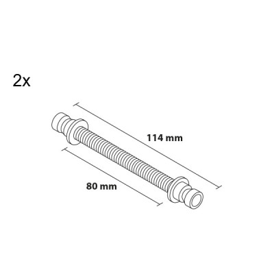 Madlo 50/30 kulaté oboustranné Madlo 50/30 kulaté oboustranné