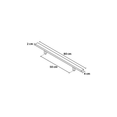 Madlo 80/50 hranaté