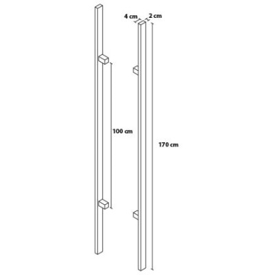 Madlo 170/100 hranaté oboustranné