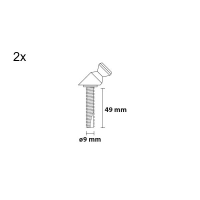 Madlo 170/100 hranaté šikmé Madlo 170/100 hranaté šikmé