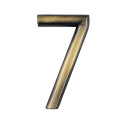 číslo 75mm bronz "7"