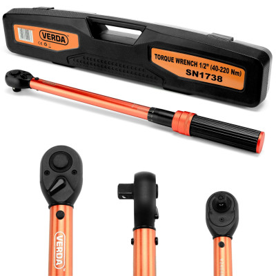 Momentový klíč na kola 1/2" 40-220 Nm D1738