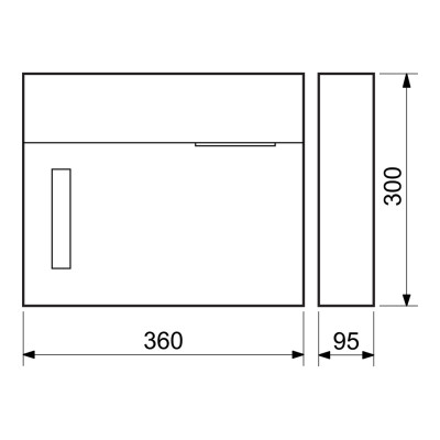 BK.512.G.AM poštovní schránka